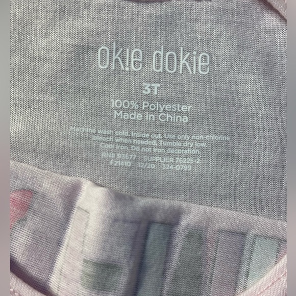 Okie dokie Pink Girl’s Shirt Size 3t - Picture 3 of 3